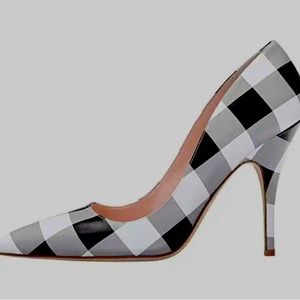 Kate Spade Gingham Pumps